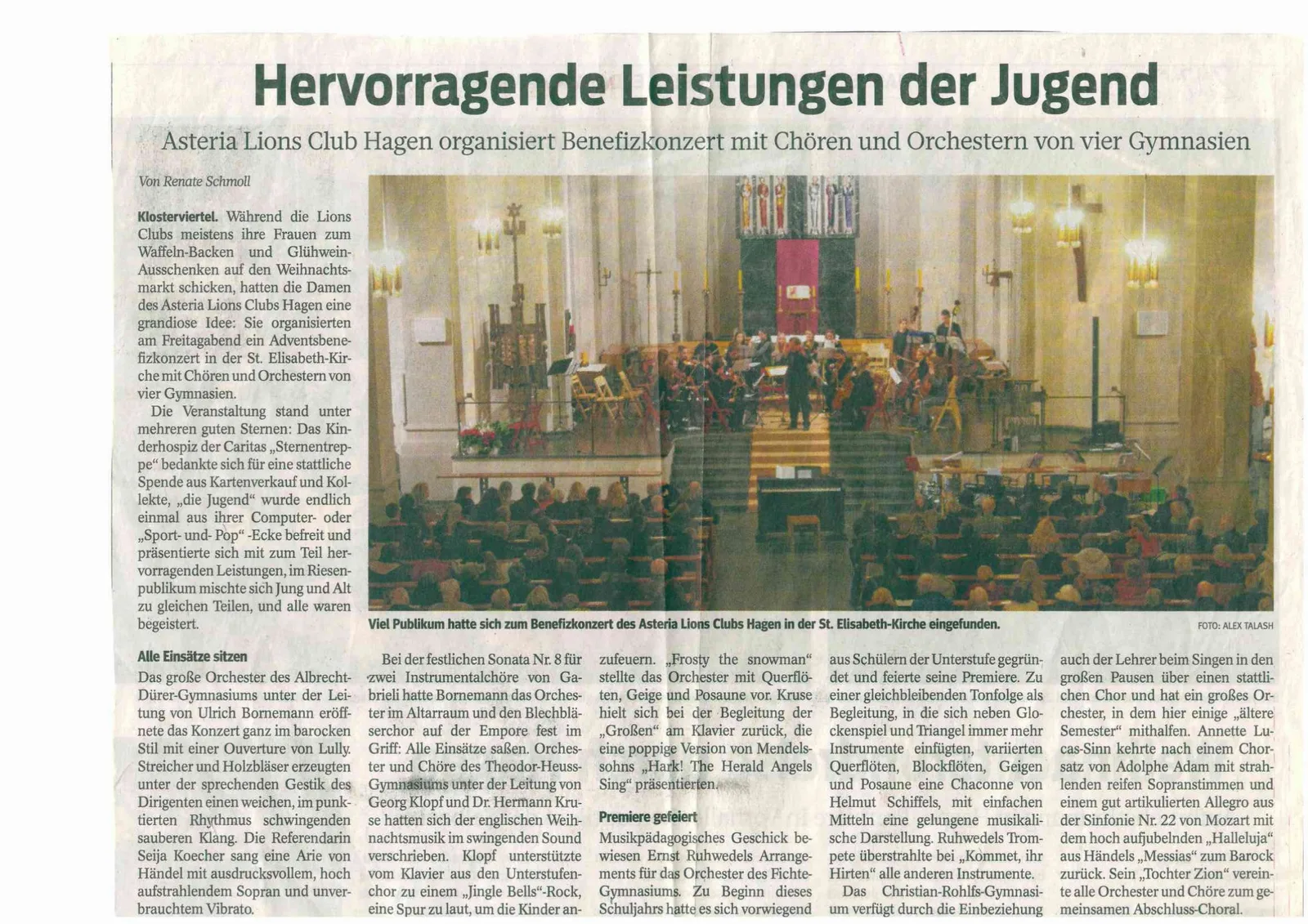 Advents-Benefizkonzert 2013