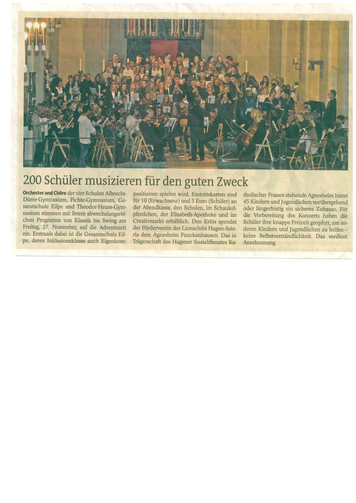 Advents-Benefiz-Konzert 2015